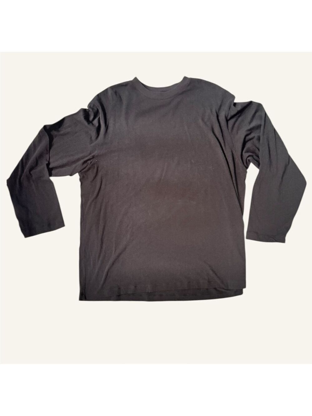 SKIMS Black Long Sleeve T-Shirt Size XL